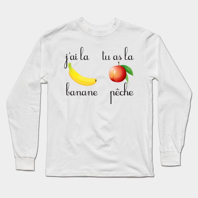 J'ai la banane Long Sleeve T-Shirt by JFCharles